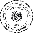 Mississippi Landscape Architect Seal